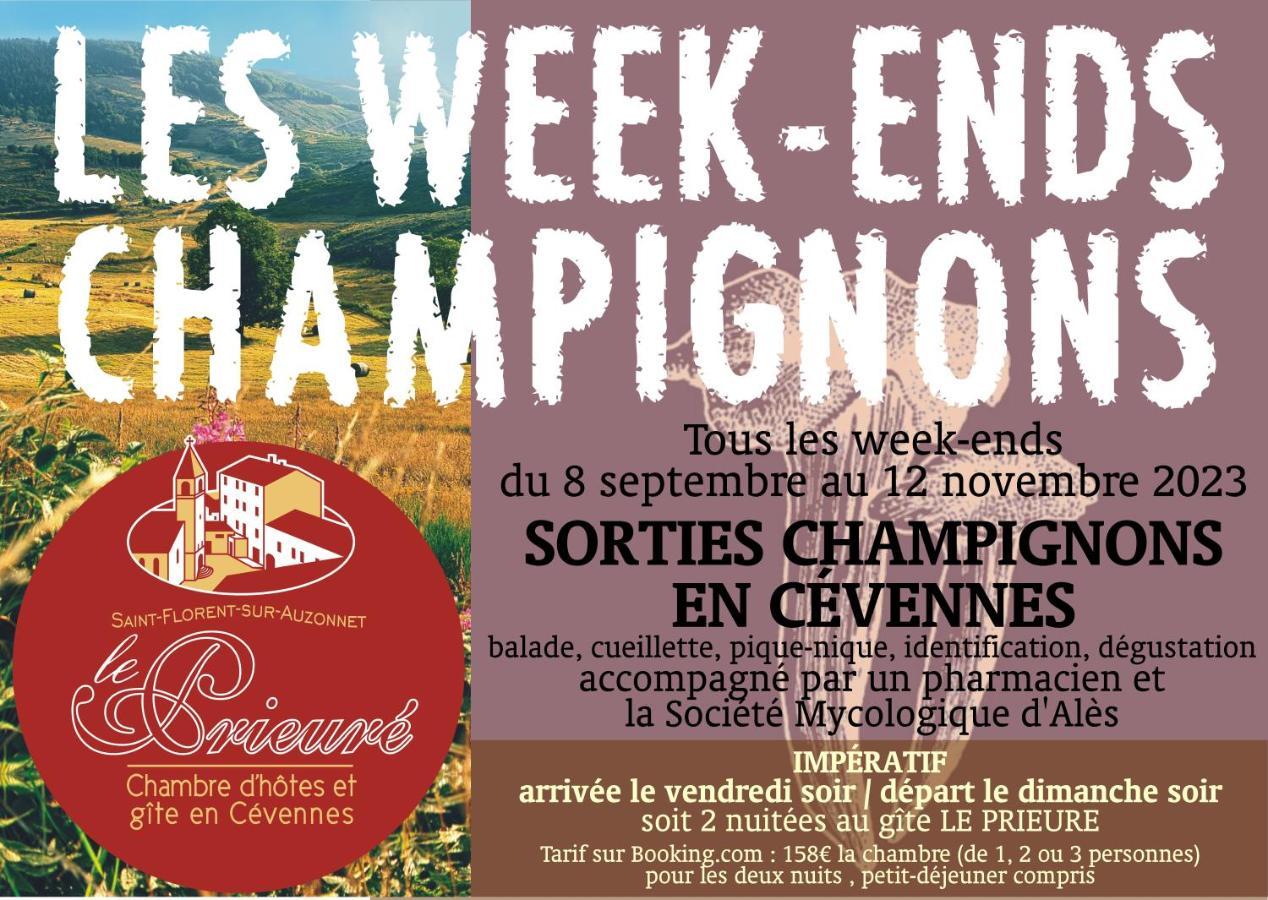 Saint-Florent-sur-Auzonnet Le Prieure Bed & Breakfast エクステリア 写真